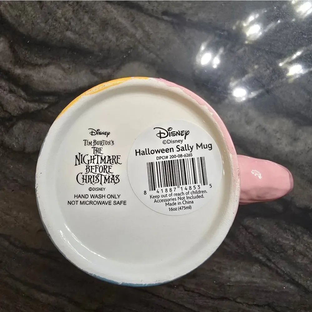 Disney Nightmare Before Christmas Sally Ceramic Mug  3D Sculpted, 16oz